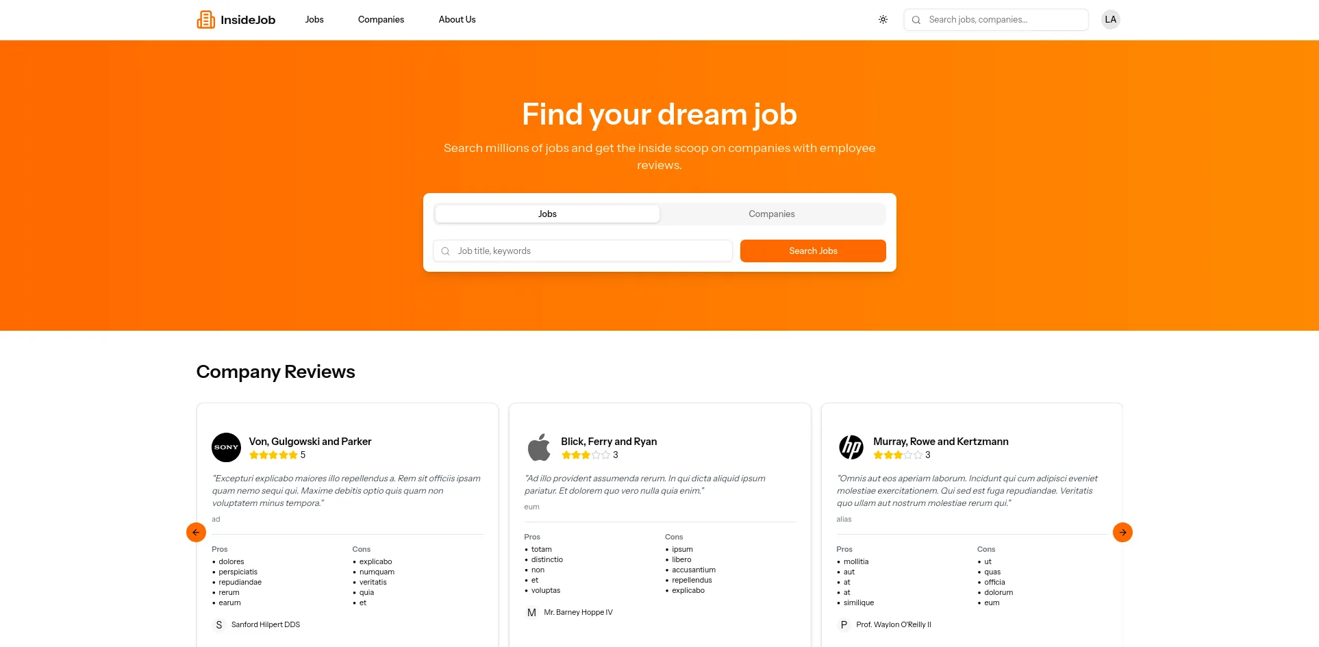 InsideJob (University Project)